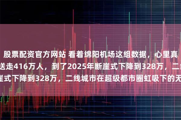 股票配资官方网站 看着绵阳机场这组数据，心里真不是滋味，2019年送走416万人，到了2025年断崖式下降到328万，二线城市在超级都市圈虹吸下的无奈现实
